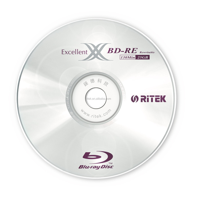 Ritek High Quality BD - RE with a Grade Made in Taiwan