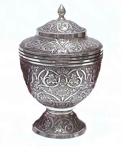 Urnas florales de bronce azulado - Product Image 3