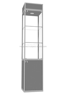 ตู้โชว์สินค้าแบบแยกส่วนเชิงพาณิชย์ รุ่นล็อค-สมาร์ทแอด พร้อมไฟส่องสว่าง โลโก้พิมพ์ซิลค์สกรีนบนกระจกใส เป็นมิตรกับสิ่งแวดล้อม ทันสมัย - Product Image 6