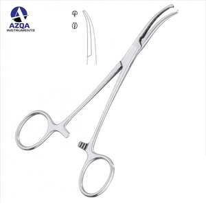 Pinzas Quirúrgicas Dentales de Acero Inoxidable de Alta Calidad, Tipo Kelly con Bloqueo, Punta Curva de 5.5 Pulgadas, Instrumentos Quirúrgicos Profesionales - Product Image 4