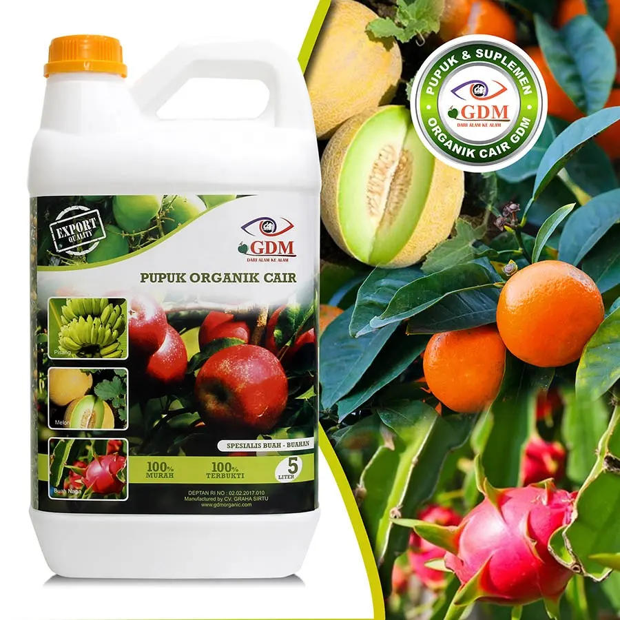 Engrais biologique complet pour tout les arbres fruitiers, avec pgm et pureté 100% organique, SOLUBLE dans l'eau, NANO tech