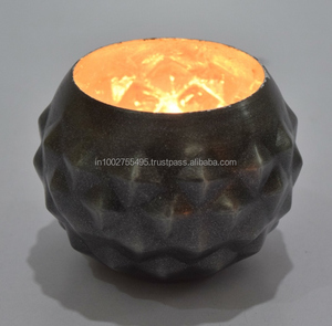 Antique Iron Black Gold Finished Handmade <b>Tea</b> Light <b>Candle</b> Holder 9x9x9 cm Elegant Table Decor Christmas Gifts Home Decoration - Product Image 6