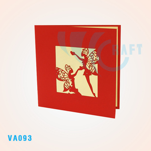 swing love 3D pop up greeting card handmade vietnam - Product Image 5