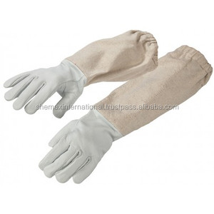 Guantes de cuero Shemax 2024 de alta calidad, superventas, desechables, apicultura, personalizados al por mayor, OEM, látex, algodón, hechos en Pakistán - Product Image 3