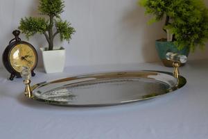 Bandeja Decorativa Clásica, Acero Inoxidable de Primera Calidad con Acabado Espejo, Apta para Lavavajillas, Bandeja de Diseño para Restaurante - Product Image 5