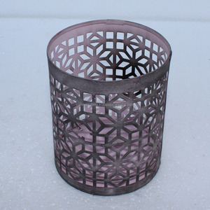 Bougeoir votif en métal de créateur Elégant éclairage de fête de mariage Décoratif avec pots à bougies et lanternes en métal - Product Image 1