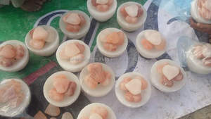 Bol à feu de lampe à sel de l'himalaya fabriqué à la main avec deux morceaux de sel en forme de cœur-entreprises siennes - Product Image 3