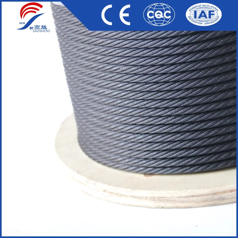 10mm Galvanized steel wire rope for elevator price