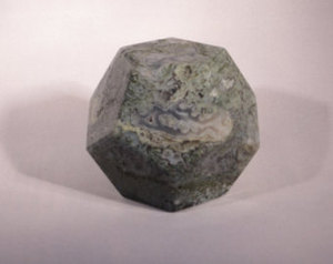 Piedra de ágata musgo de alta calidad, cristal de dodecaedro, cristal curativo de Reiki Natural, trofeo de piedras preciosas de cristal, mayorista de piedras preciosas - Product Image 3