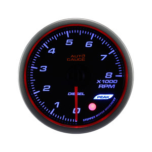 Tachymètre à affichage LED pour moteur diesel, avec avertisseurs analogiques et jauges de pointe, lentille fumée 80 mm, ajustement universel - Product Image 3