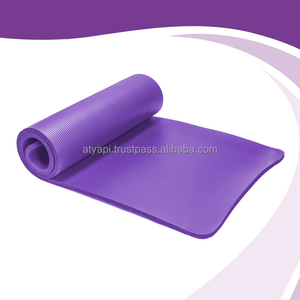 เสื่อโยคะหนาพิเศษความหนาแน่นสูงขนาด1/2นิ้วพร้อมสายคล้อง - Product Image 4