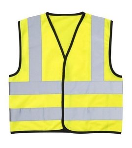 Chaleco reflectante de seguridad para niños, chalecos de seguridad ajustables de punto de alta visibilidad para niños - Product Image 2