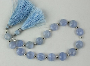 Pierre précieuse à facettes en forme de pièce de monnaie, brillant, coupe ronde, 1 brin, opale naturelle plus audacieuse, perles de Briolette, vente en gros - Product Image 3