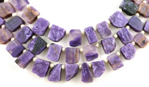 Piedras preciosas de Charoite púrpura Natural para mujer, piedra de regalo de forma irregular sin tratar, fabricación de joyas, 20 Uds. - Product Image 6