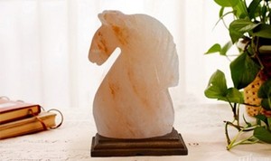 Lámpara de Sal del Himalaya con Forma de Boca de Caballo, Material Orgánico Tallado con Tacto Real para Decoración, Empaque de Alta Calidad - Sian Enterprises - Product Image 6