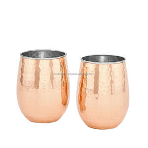 | Stylish <b>Set</b> of 2 Copper Wine Glasses (<b>Set</b> of 2) - Product Image 5