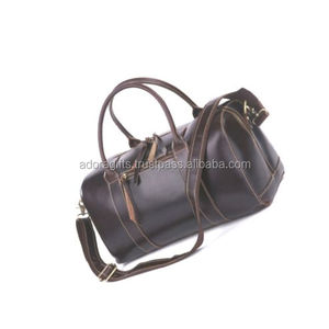 Sac de voyage pour homme en cuir de grande capacité Sac de voyage unisexe marron foncé/2025 Meilleure vente Sac de voyage élégant de grande capacité - Product Image 1