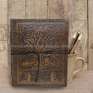 สมุดบันทึกไดอารี่ปกหนังแนววินเทจ,สมุดบันทึกปกหนังแบบแฮนด์เมดวินเทจ - Product Image 4