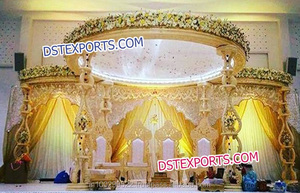 Mandap de Madera para Bodas, Decoración de Boda de Diseño, Mandap con Diseño Elegante, Fabricante de Escenarios Mandap, Venta 2026, Decoración para Eventos en EE. UU. - Product Image 5
