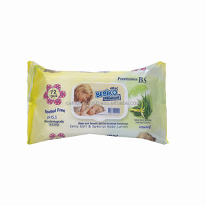Toallita de bebé Natural, toallita húmeda orgánica para bebé, seca, 72 Uds. - Product Image 4