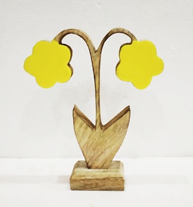 Flores de madera de decoración del hogar de alta calidad de último diseño de fabricante confiable para decoración de verano/flores de decoración del hogar - Product Image 1