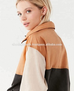 2026 Women's Nylon Anorak Windbreakers Jacket New Trendy Slim Autumn Fashion Embroidery Decoration Cheap Knitted Technics Coat - Product Image 4