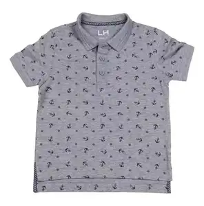 2022 Polo Jurk Kid Polo T-shirt Aop Print Kid Polo Jongen Shirt Voor 3-15 Jaar Voor Kids kleding Online Verkoop Van Bangladesh