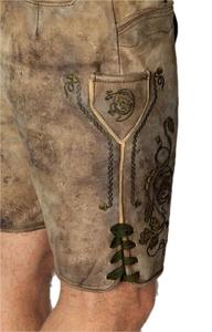 Costume de l'Oktoberfest allemand pour homme, Lederhosen, déguisement de luxe pour Halloween, carnaval bavarois, short à bretelles coupe-vent - Product Image 3
