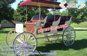 Duszal — chariot anti-chevaux luxueux en fer forgé, chariot de mariage indien traditionnel, cheval royale tiré par un Buggy, royaume-uni - Product Image 4