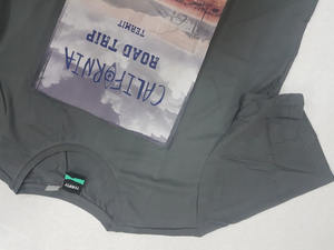 T-shirt en coton pour homme par excellence imprimé décontracté Bangladesh Stock pour la saison de printemps pour l'exportation de vêtements pour adultes - Product Image 2