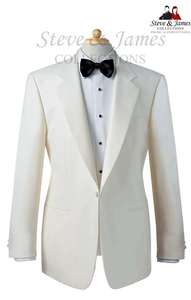 ทักซิโด้สีขาวเข้ารูปพอดี,สินค้ามาใหม่ปี2021สำหรับงานแต่งงานผู้ชาย - Product Image 6