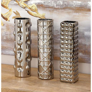 Florero de Metal para decoración del hogar y de la boda, maceta de Metal para flores, último diseño, precio al por mayor - Product Image 6