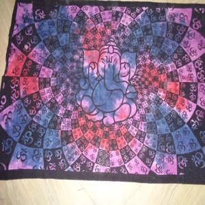 Nueva decoración de la habitación Ganesha Mandala impreso sábanas de algodón/tapices al por mayor de La India - Product Image 3