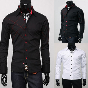 ชุดเดรสเข้ารูปสำหรับผู้ชาย, เสื้อผ้าฝ้าย100% มีคุณสมบัติระบายอากาศ - Product Image 2