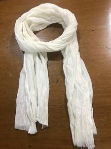 100% Écharpe en voile de coton doux toutes saisons pour adultes Châle traditionnel d'été - Product Image 5