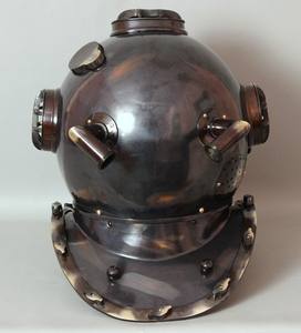 Casco de Buceo Náutico de Hierro Negro Hecho con Hierro de la India - Product Image 4