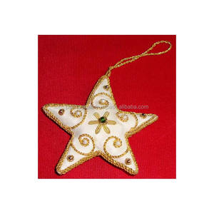 เครื่องประดับคริสต์มาสที่สวยงามปัก zari อันเป็นเอกลักษณ์ - Product Image 1