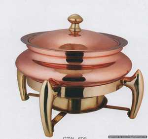 Réchaud en cuivre pour mariage Meilleur design de qualité supérieure Décoration Vente en gros Servir des aliments Itam Réchaud - Product Image 1