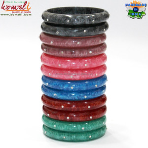 Espumoso sólido de color x brazalete de resina acrílica diseños personalizados con circonitas - Product Image 6