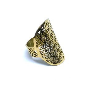 Wholesale Unisex Handmade Brass <b>Ring</b> Natural Brass Finish Bohemian Style <b>Plain</b> <b>Ring</b> and Seed <b>Ring</b> - Product Image 1