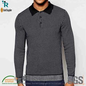 เสื้อคอตตอนถักกันรอยยับสำหรับ100% เสื้อเชิ้ตมีกระดุมที่กระโปรงแขนยาวลายทางใส่ได้ทั้งชายและหญิง - Product Image 4