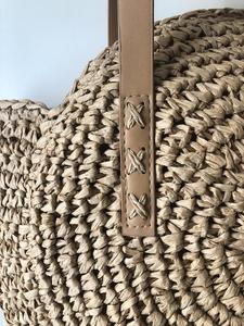 <b>Raffia</b> <b>Bag</b> with Strap - Product Image 3