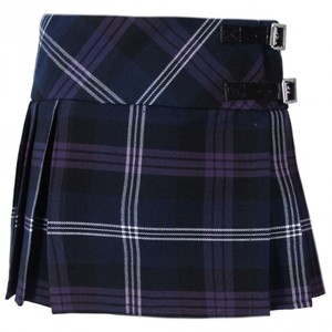 Phụ nữ tartan Scottish <span class=keywords><strong>Mini</strong></span> Billie xếp li kilt với flugelhorn loại nhạc cụ phụ kiện - Product Image 6