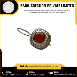 Pendientes de piedras preciosas de Plata de Ley 925 al por mayor diseño de aro fino colorido a la moda para bodas, fiestas o regalos - Product Image 4
