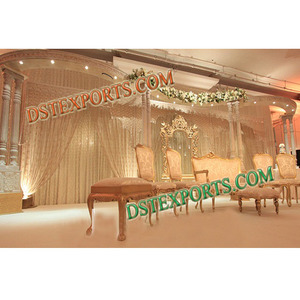 Nikahงานแต่งงานชุดเวทีจัดงานแต่งงานตกแต่งเวทีไม้ขั้นตอนผู้ผลิต - Product Image 1