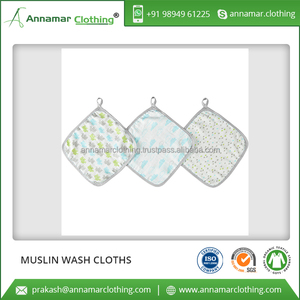 OEM Organic Soft Muslin CPSC Certified <b>Baby</b> <b>Wash</b> <b>Cloths</b> - Product Image 4