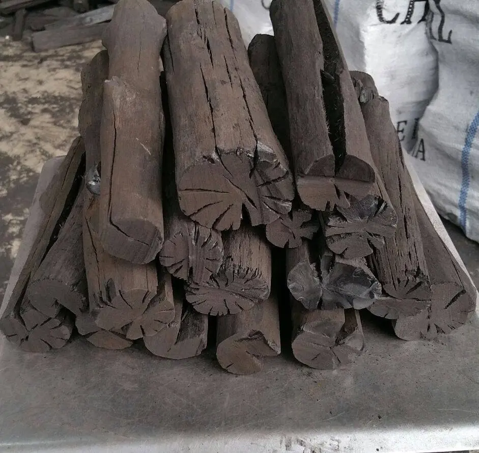 Siyah kömür yumru ihracatçısı mangrov kömürü barbekü restoran için/ızgara kimyasal