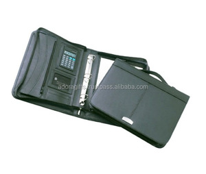 High Quality Conference Bags and Folders/ 3 Ring Binder Leather Presentation Folders/ <b>File</b> Folders with Handle - Product Image 1