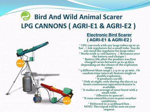 Espantapájaros Cañón de Glp (Susto de pájaros, Espantapájaros, Control de pájaros, Asustamiento de pájaros, Problemas de pájaros, Control de Vida Silvestre, Cañón de gas) - Product Image 3