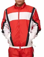 नवीनतम पैनलों लाल सफेद tracksuit पुरुषों tracksuits जिम Sweatsuit/कस्टम मेड पसीना सूट जॉगिंग सूट नई डिजाइन ट्रैक सूट